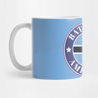 Proud Batswana-American Badge - Botswana Flag Mug